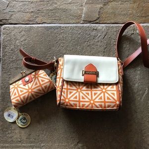 Shoulder bag with coin pouch